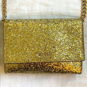 Kate Spade crossbody handbag in gold